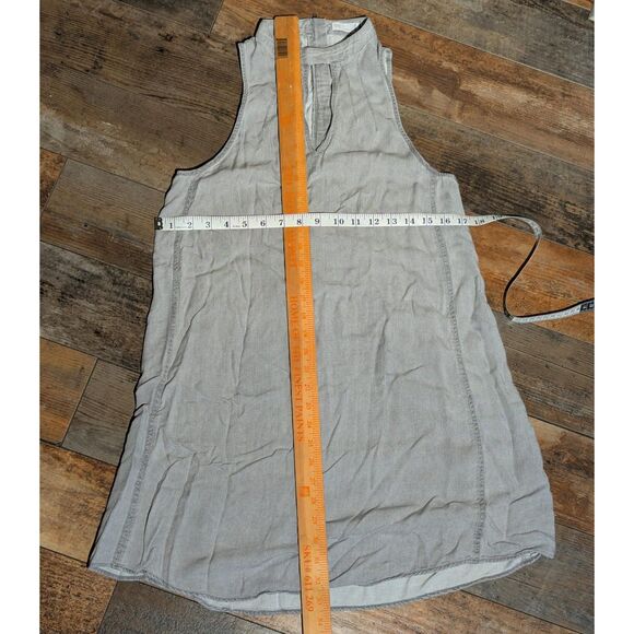 G F 100% Rayon Asymmetrical Tunic Top - Flowy Boho Chic - Size S - Picture 4 of 5